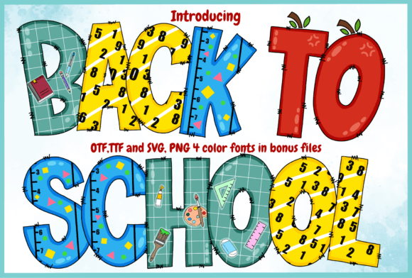 Back to School Font Back to School Font