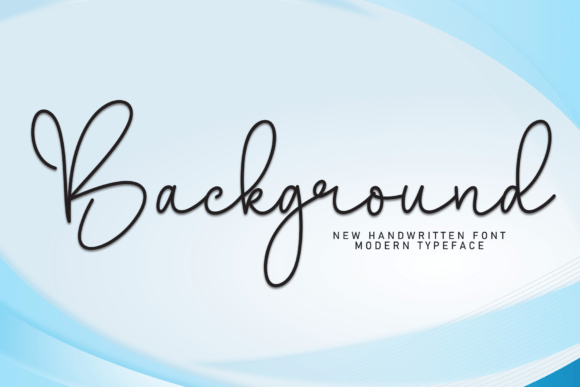 Background Font