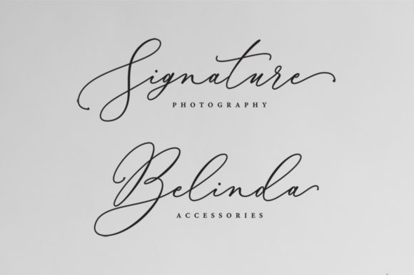 Bellisia Font preview 3