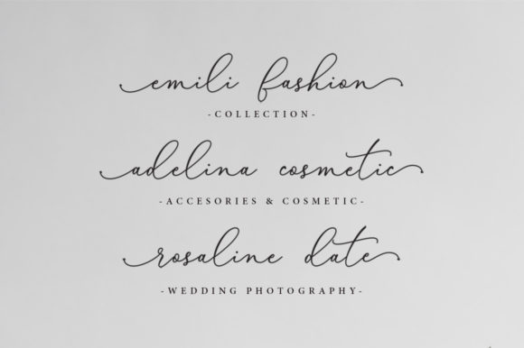 Bellisia Font preview 4