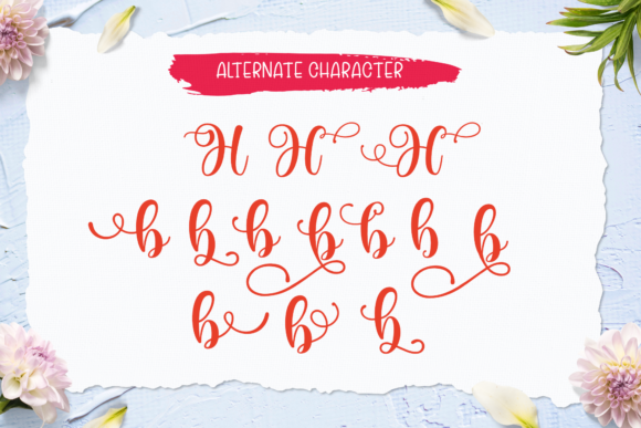 Beloved Hearts Font preview 3