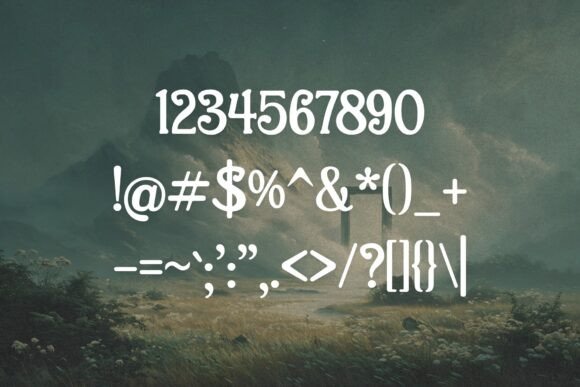 Chapman House Font preview 3
