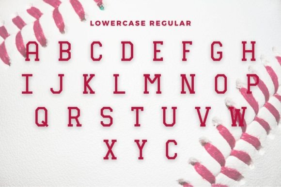 Baseball Font preview 3