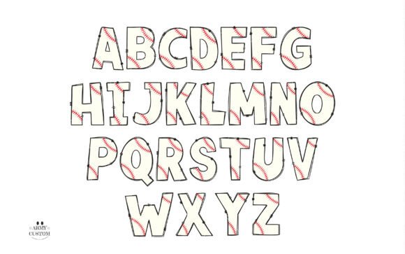 Baseball Font preview 3