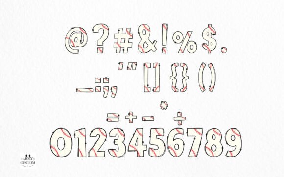 Baseball Font preview 4