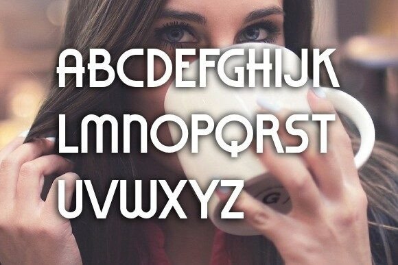 Bauhaus Font preview 4