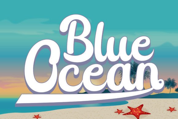 Beach Font preview 3