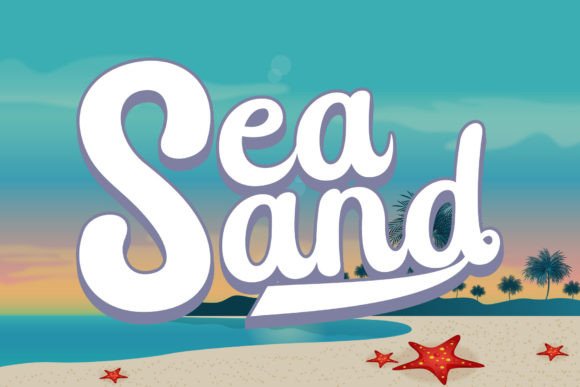Beach Font preview 4
