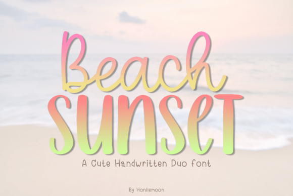 Beach Summer Font Beach Summer Font
