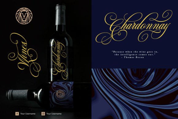 Chardonnay Font preview 4