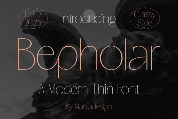 Bepholar Font Bepholar Font