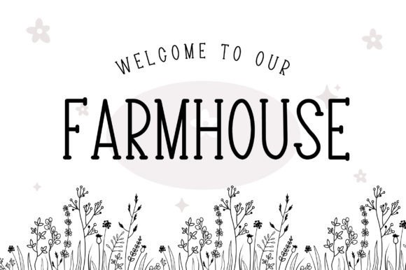 Beautiful Wildflower Font preview 3