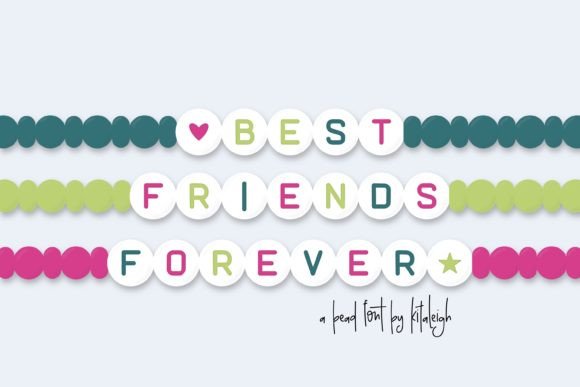 Best Friends Forever Font preview 3