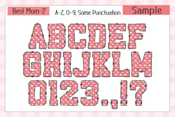 Best Mom Font preview 4