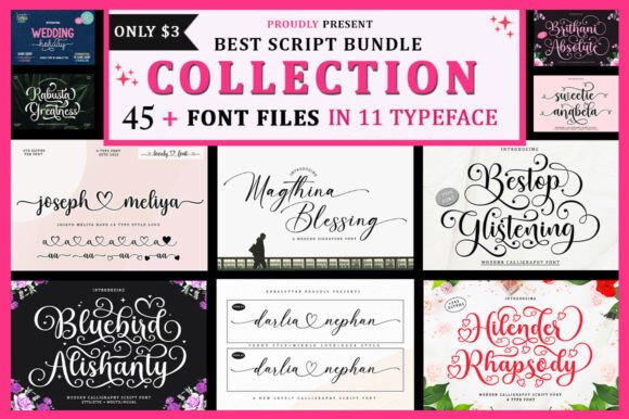 Best Script Collection Font