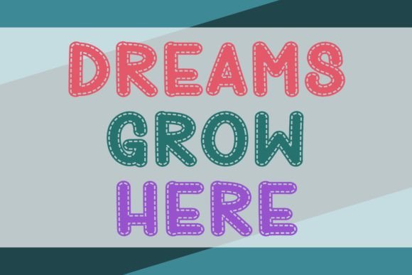 Best Stitch Font preview 2