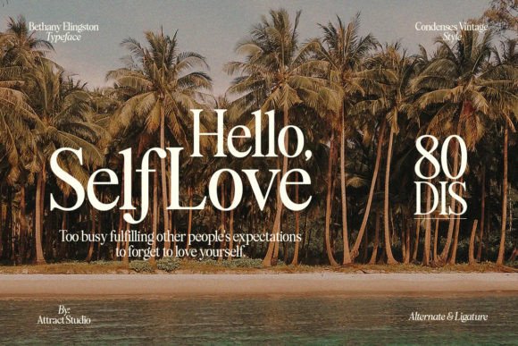 Bethany Elingston Font preview 2