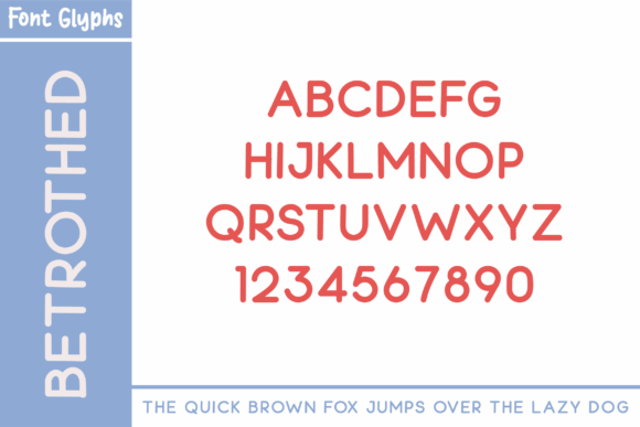 Betrothed Font preview 4