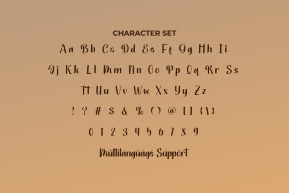 Better Sunrise Font preview 3