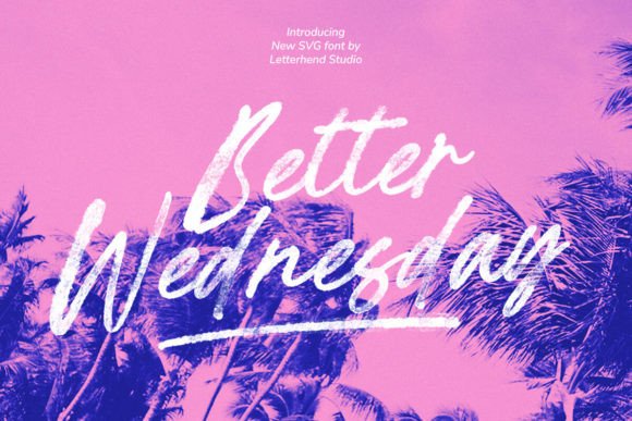 Better Wednesday Font Better Wednesday Font