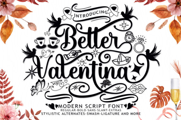 Better Valentina Duo Font Better Valentina Duo Font