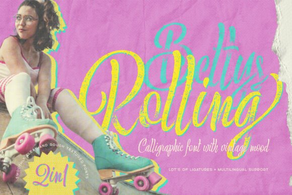 Bettys Rolling Font