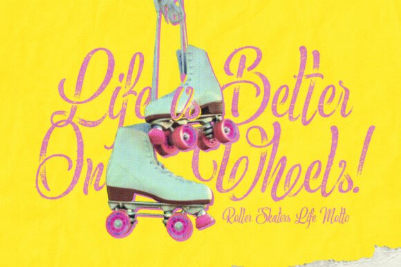 Bettys Rolling Font preview 3