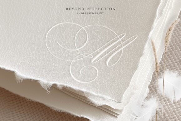 Beyond Perfection Font preview 2