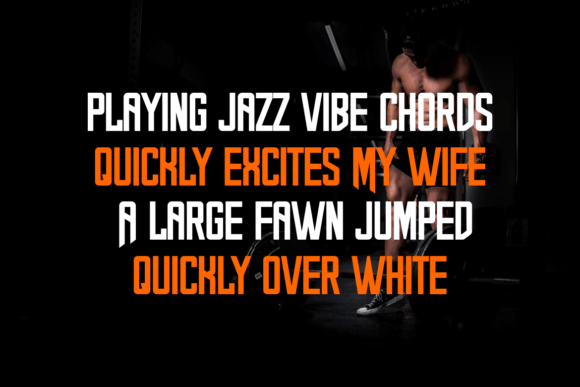 Bharick Font preview 3