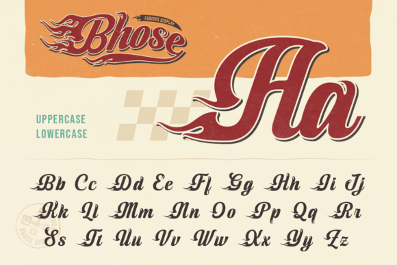 Bhose Font preview 2