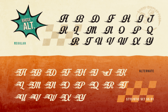 Bhose Font preview 4