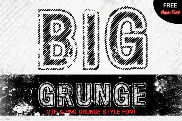 Big Grunge Font Big Grunge Font