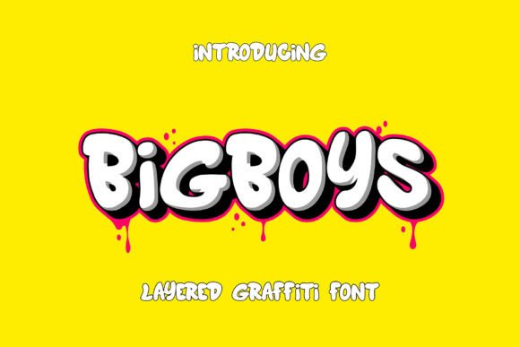 Bigboys Font preview 2