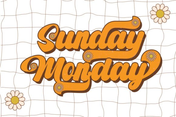 Bigland Retro Font preview 4