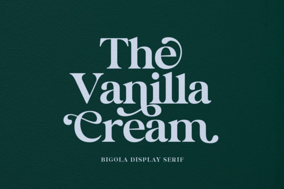 Bigola Font preview 2