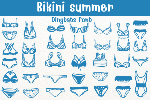 Bikini Summer Font Bikini Summer Font