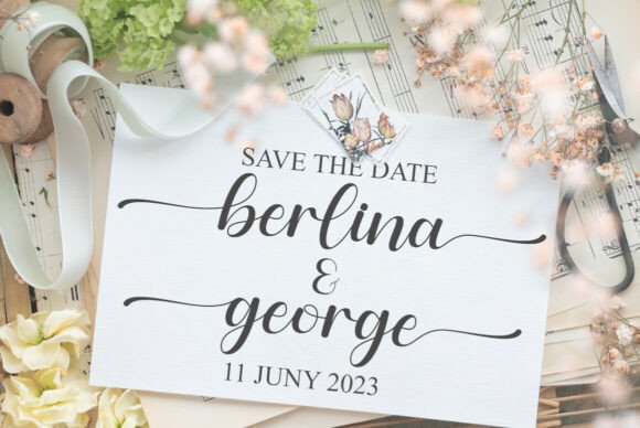 Billed Font preview 3
