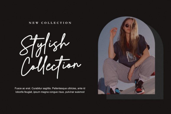 Billie Signature Font preview 2