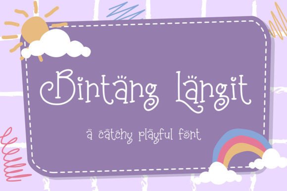 Bintang Langit Font Bintang Langit Font