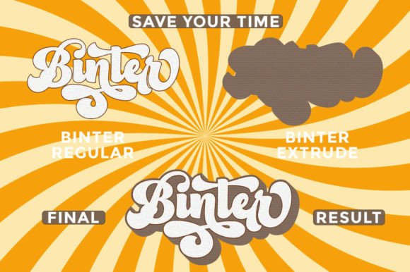 Binter Font preview 3