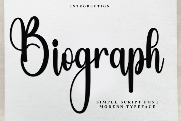 Biograph Font
