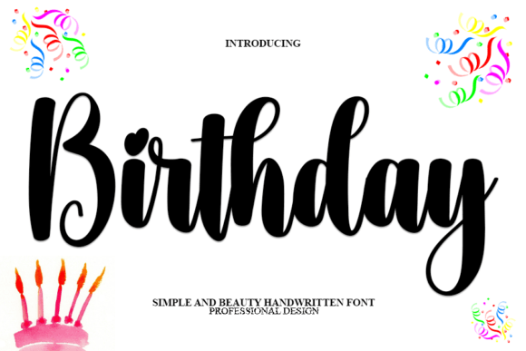 Birthday Font Birthday Font