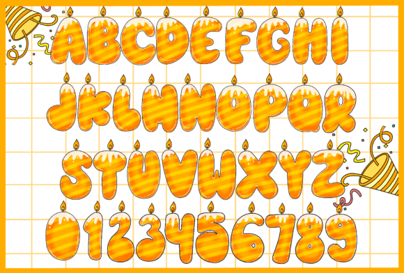 Birthday Font preview 3