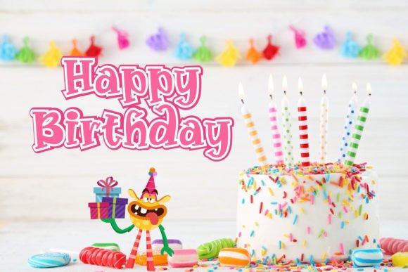 Birthday Font preview 2