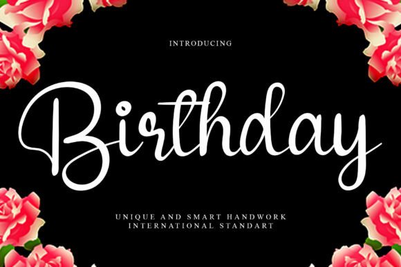 Birthday Font Birthday Font