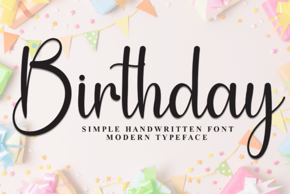 Birthday Font Birthday Font