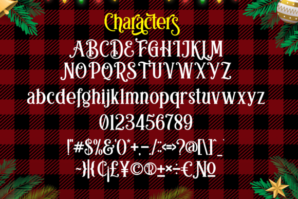 Chasing Christmas Font preview 2