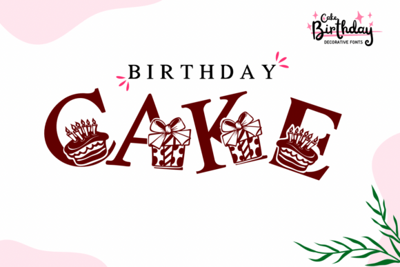 Birthday Cake Font Birthday Cake Font