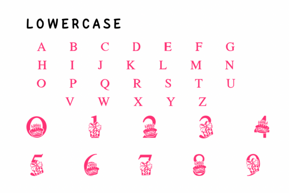 Birthday Cake Font preview 3