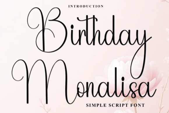 Birthday Monalisa Font